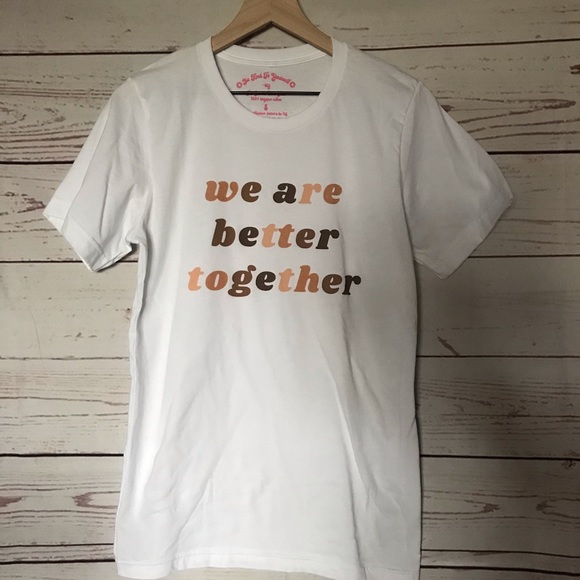 Better Together Tee White Size Small, Med or Large - Picture 1 of 5